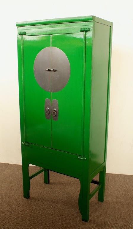 Green 2 Door Cabinet